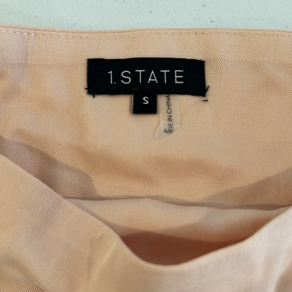 1 State Square Neck Crop Bubble Top. Size S - Picture 5 of 9